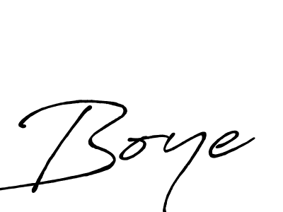 How to make Boye signature? Antro_Vectra_Bolder is a professional autograph style. Create handwritten signature for Boye name. Boye signature style 7 images and pictures png