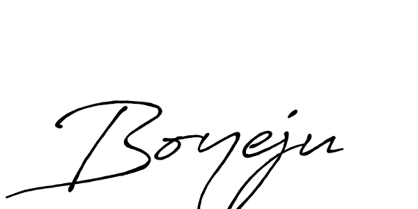 Once you've used our free online signature maker to create your best signature Antro_Vectra_Bolder style, it's time to enjoy all of the benefits that Boyeju name signing documents. Boyeju signature style 7 images and pictures png