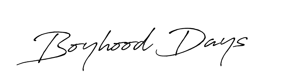 Best and Professional Signature Style for Boyhood Days. Antro_Vectra_Bolder Best Signature Style Collection. Boyhood Days signature style 7 images and pictures png
