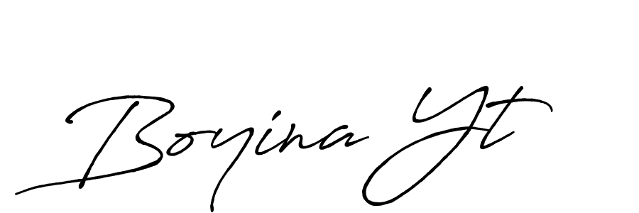 if you are searching for the best signature style for your name Boyina Yt. so please give up your signature search. here we have designed multiple signature styles  using Antro_Vectra_Bolder. Boyina Yt signature style 7 images and pictures png