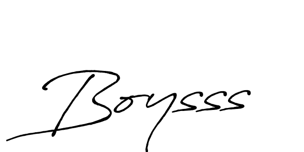 Once you've used our free online signature maker to create your best signature Antro_Vectra_Bolder style, it's time to enjoy all of the benefits that Boysss name signing documents. Boysss signature style 7 images and pictures png