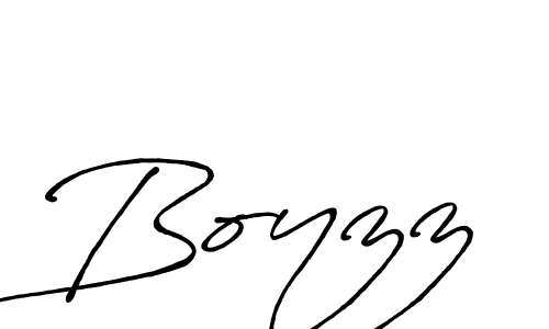 Create a beautiful signature design for name Boyzz. With this signature (Antro_Vectra_Bolder) fonts, you can make a handwritten signature for free. Boyzz signature style 7 images and pictures png