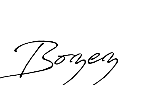 Make a beautiful signature design for name Bozez. With this signature (Antro_Vectra_Bolder) style, you can create a handwritten signature for free. Bozez signature style 7 images and pictures png