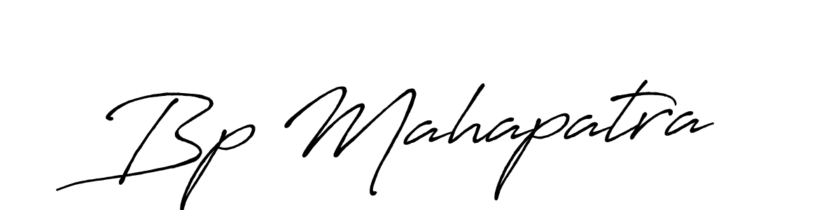 How to make Bp Mahapatra signature? Antro_Vectra_Bolder is a professional autograph style. Create handwritten signature for Bp Mahapatra name. Bp Mahapatra signature style 7 images and pictures png