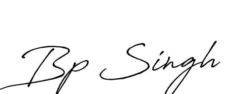 Design your own signature with our free online signature maker. With this signature software, you can create a handwritten (Antro_Vectra_Bolder) signature for name Bp Singh. Bp Singh signature style 7 images and pictures png