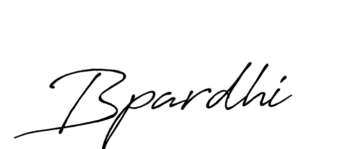 Make a beautiful signature design for name Bpardhi. With this signature (Antro_Vectra_Bolder) style, you can create a handwritten signature for free. Bpardhi signature style 7 images and pictures png