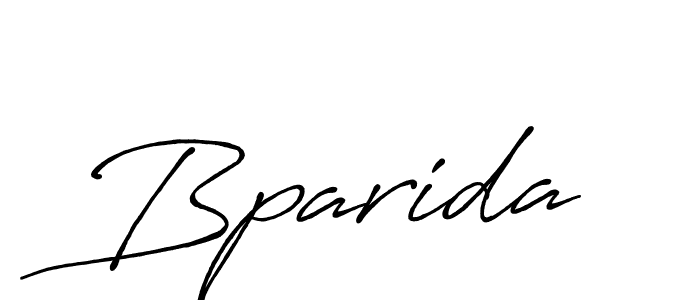 How to make Bparida signature? Antro_Vectra_Bolder is a professional autograph style. Create handwritten signature for Bparida name. Bparida signature style 7 images and pictures png