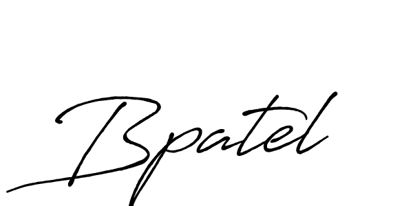 The best way (Antro_Vectra_Bolder) to make a short signature is to pick only two or three words in your name. The name Bpatel include a total of six letters. For converting this name. Bpatel signature style 7 images and pictures png