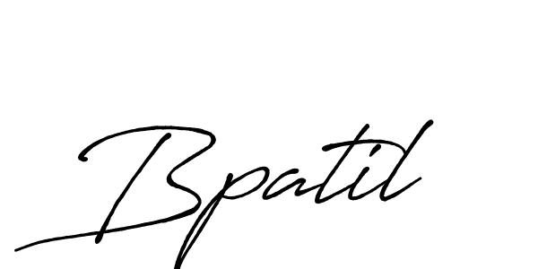 It looks lik you need a new signature style for name Bpatil. Design unique handwritten (Antro_Vectra_Bolder) signature with our free signature maker in just a few clicks. Bpatil signature style 7 images and pictures png