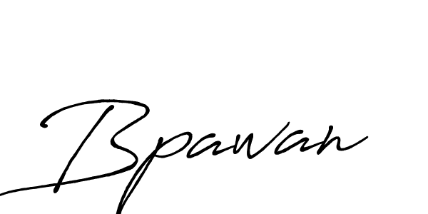 Use a signature maker to create a handwritten signature online. With this signature software, you can design (Antro_Vectra_Bolder) your own signature for name Bpawan. Bpawan signature style 7 images and pictures png