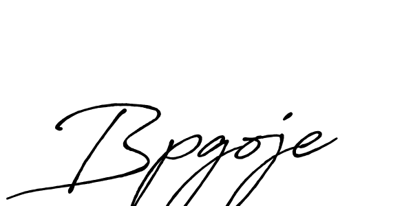 How to make Bpgoje signature? Antro_Vectra_Bolder is a professional autograph style. Create handwritten signature for Bpgoje name. Bpgoje signature style 7 images and pictures png