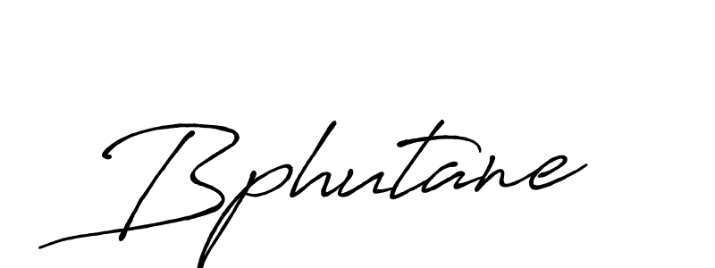 Bphutane stylish signature style. Best Handwritten Sign (Antro_Vectra_Bolder) for my name. Handwritten Signature Collection Ideas for my name Bphutane. Bphutane signature style 7 images and pictures png