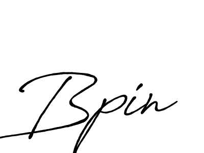 Also we have Bpin name is the best signature style. Create professional handwritten signature collection using Antro_Vectra_Bolder autograph style. Bpin signature style 7 images and pictures png