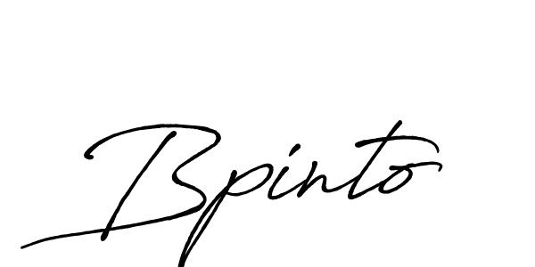 Design your own signature with our free online signature maker. With this signature software, you can create a handwritten (Antro_Vectra_Bolder) signature for name Bpinto. Bpinto signature style 7 images and pictures png