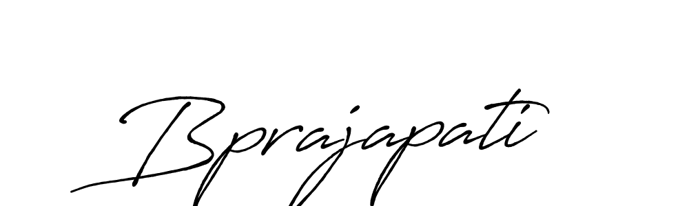 How to make Bprajapati signature? Antro_Vectra_Bolder is a professional autograph style. Create handwritten signature for Bprajapati name. Bprajapati signature style 7 images and pictures png