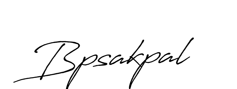 Design your own signature with our free online signature maker. With this signature software, you can create a handwritten (Antro_Vectra_Bolder) signature for name Bpsakpal. Bpsakpal signature style 7 images and pictures png