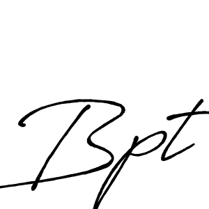 Use a signature maker to create a handwritten signature online. With this signature software, you can design (Antro_Vectra_Bolder) your own signature for name Bpt. Bpt signature style 7 images and pictures png