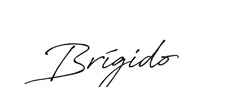 Use a signature maker to create a handwritten signature online. With this signature software, you can design (Antro_Vectra_Bolder) your own signature for name Brígido. Brígido signature style 7 images and pictures png