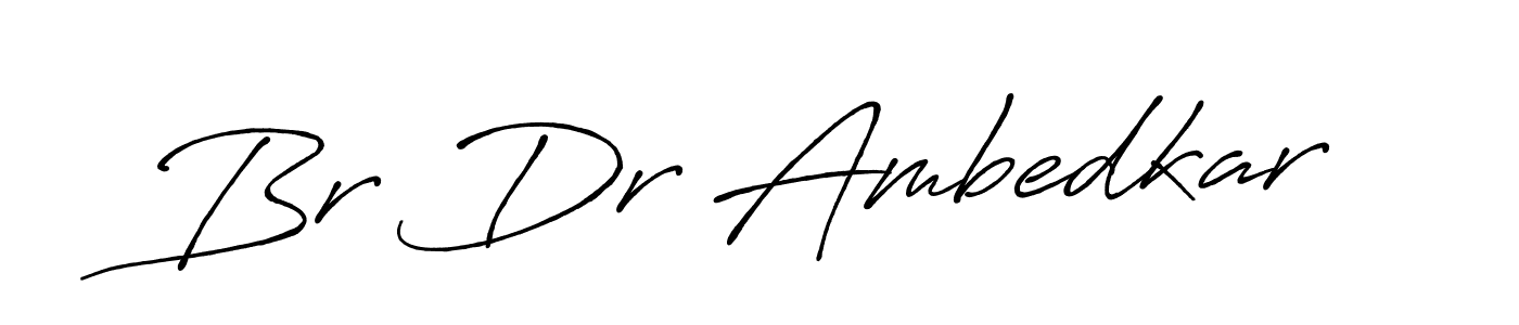 Create a beautiful signature design for name Br Dr Ambedkar. With this signature (Antro_Vectra_Bolder) fonts, you can make a handwritten signature for free. Br Dr Ambedkar signature style 7 images and pictures png