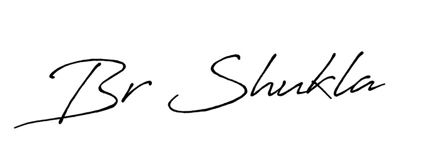 Use a signature maker to create a handwritten signature online. With this signature software, you can design (Antro_Vectra_Bolder) your own signature for name Br Shukla. Br Shukla signature style 7 images and pictures png