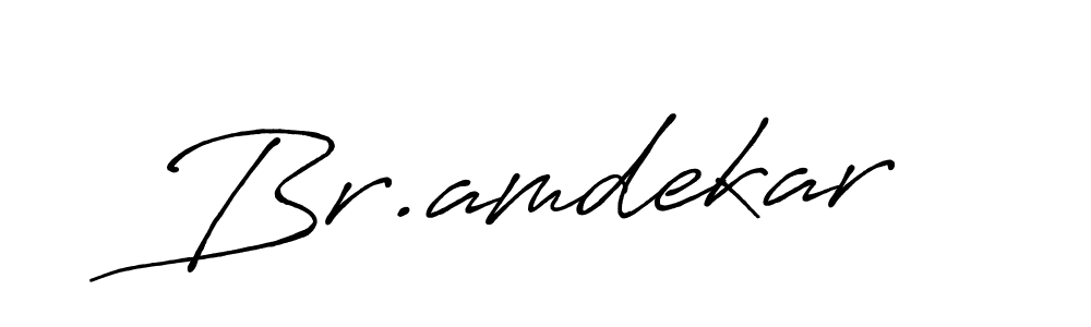 Also we have Br.amdekar name is the best signature style. Create professional handwritten signature collection using Antro_Vectra_Bolder autograph style. Br.amdekar signature style 7 images and pictures png