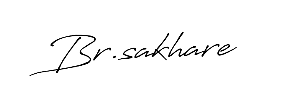 Create a beautiful signature design for name Br.sakhare. With this signature (Antro_Vectra_Bolder) fonts, you can make a handwritten signature for free. Br.sakhare signature style 7 images and pictures png