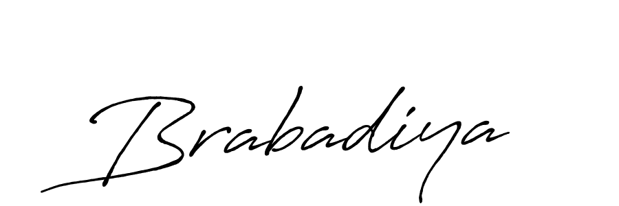 Make a beautiful signature design for name Brabadiya. With this signature (Antro_Vectra_Bolder) style, you can create a handwritten signature for free. Brabadiya signature style 7 images and pictures png