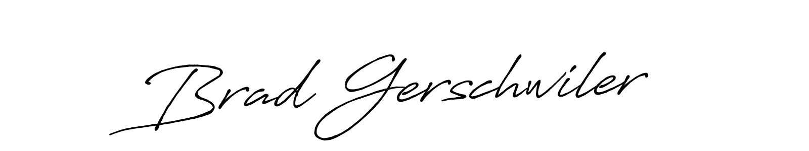 Make a beautiful signature design for name Brad Gerschwiler. With this signature (Antro_Vectra_Bolder) style, you can create a handwritten signature for free. Brad Gerschwiler signature style 7 images and pictures png