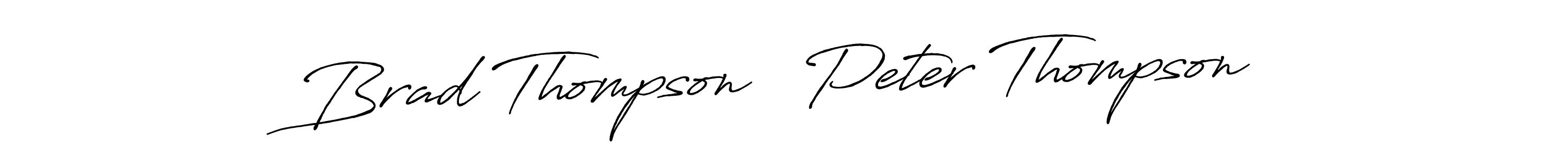 Once you've used our free online signature maker to create your best signature Antro_Vectra_Bolder style, it's time to enjoy all of the benefits that Brad Thompson   Peter Thompson name signing documents. Brad Thompson   Peter Thompson signature style 7 images and pictures png