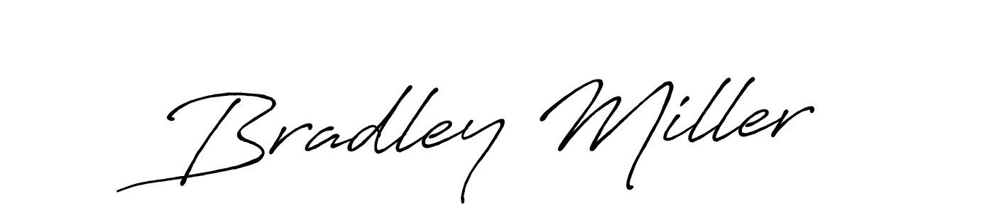Use a signature maker to create a handwritten signature online. With this signature software, you can design (Antro_Vectra_Bolder) your own signature for name Bradley Miller. Bradley Miller signature style 7 images and pictures png