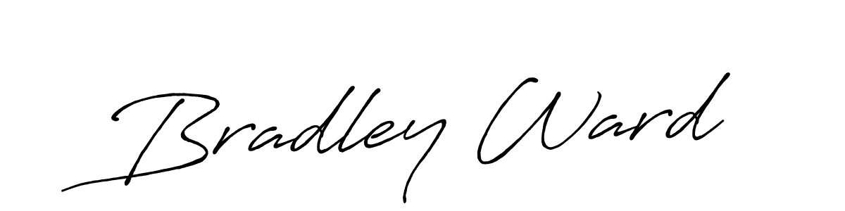 Make a beautiful signature design for name Bradley Ward. With this signature (Antro_Vectra_Bolder) style, you can create a handwritten signature for free. Bradley Ward signature style 7 images and pictures png