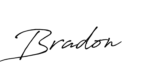 Design your own signature with our free online signature maker. With this signature software, you can create a handwritten (Antro_Vectra_Bolder) signature for name Bradon. Bradon signature style 7 images and pictures png