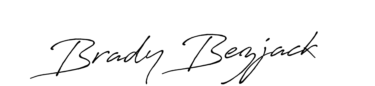 The best way (Antro_Vectra_Bolder) to make a short signature is to pick only two or three words in your name. The name Brady Bezjack include a total of six letters. For converting this name. Brady Bezjack signature style 7 images and pictures png