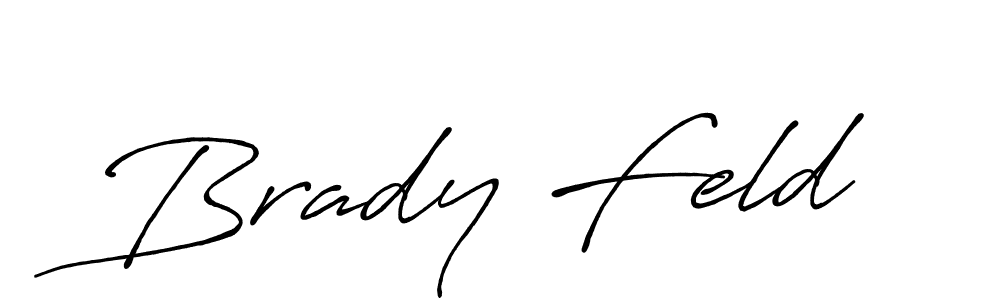 Make a beautiful signature design for name Brady Feld. With this signature (Antro_Vectra_Bolder) style, you can create a handwritten signature for free. Brady Feld signature style 7 images and pictures png