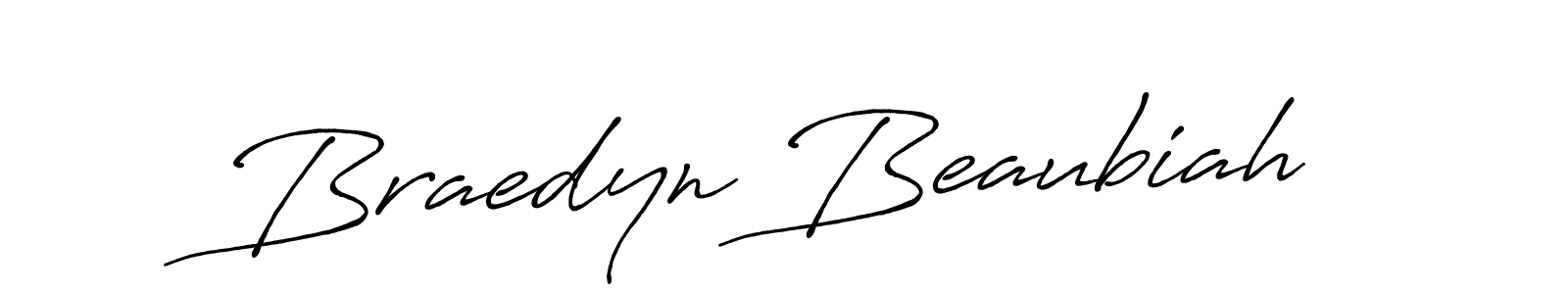 Make a short Braedyn Beaubiah signature style. Manage your documents anywhere anytime using Antro_Vectra_Bolder. Create and add eSignatures, submit forms, share and send files easily. Braedyn Beaubiah signature style 7 images and pictures png