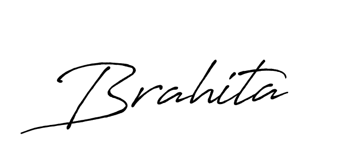 Make a beautiful signature design for name Brahita. With this signature (Antro_Vectra_Bolder) style, you can create a handwritten signature for free. Brahita signature style 7 images and pictures png