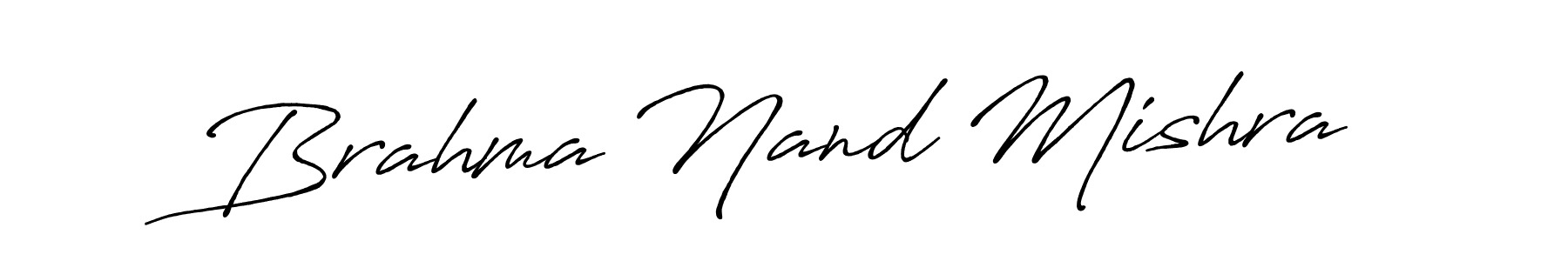 Antro_Vectra_Bolder is a professional signature style that is perfect for those who want to add a touch of class to their signature. It is also a great choice for those who want to make their signature more unique. Get Brahma Nand Mishra name to fancy signature for free. Brahma Nand Mishra signature style 7 images and pictures png