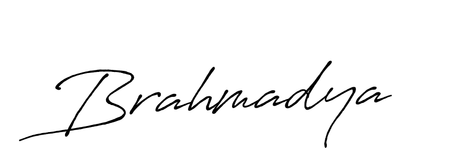 How to make Brahmadya signature? Antro_Vectra_Bolder is a professional autograph style. Create handwritten signature for Brahmadya name. Brahmadya signature style 7 images and pictures png