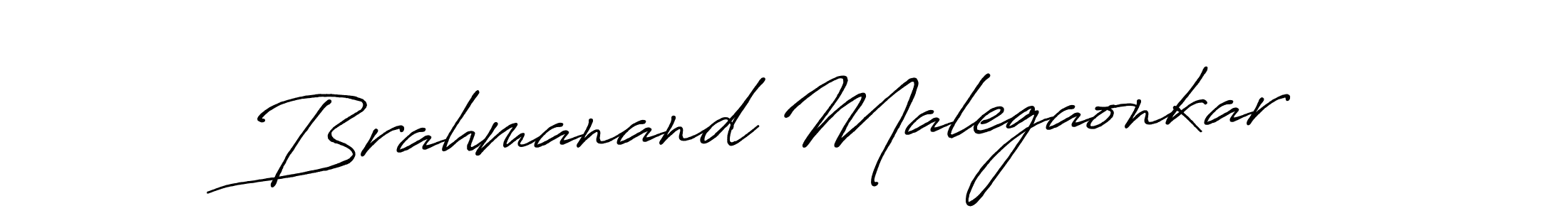 Make a beautiful signature design for name Brahmanand Malegaonkar. Use this online signature maker to create a handwritten signature for free. Brahmanand Malegaonkar signature style 7 images and pictures png