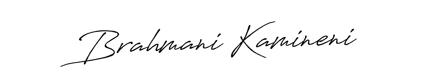 It looks lik you need a new signature style for name Brahmani Kamineni. Design unique handwritten (Antro_Vectra_Bolder) signature with our free signature maker in just a few clicks. Brahmani Kamineni signature style 7 images and pictures png