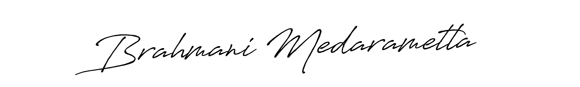 Brahmani Medarametla stylish signature style. Best Handwritten Sign (Antro_Vectra_Bolder) for my name. Handwritten Signature Collection Ideas for my name Brahmani Medarametla. Brahmani Medarametla signature style 7 images and pictures png
