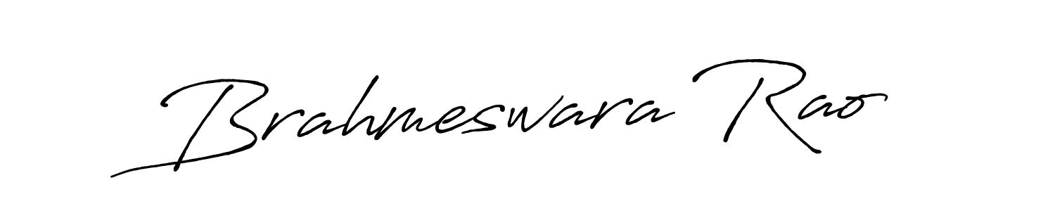 How to make Brahmeswara Rao name signature. Use Antro_Vectra_Bolder style for creating short signs online. This is the latest handwritten sign. Brahmeswara Rao signature style 7 images and pictures png