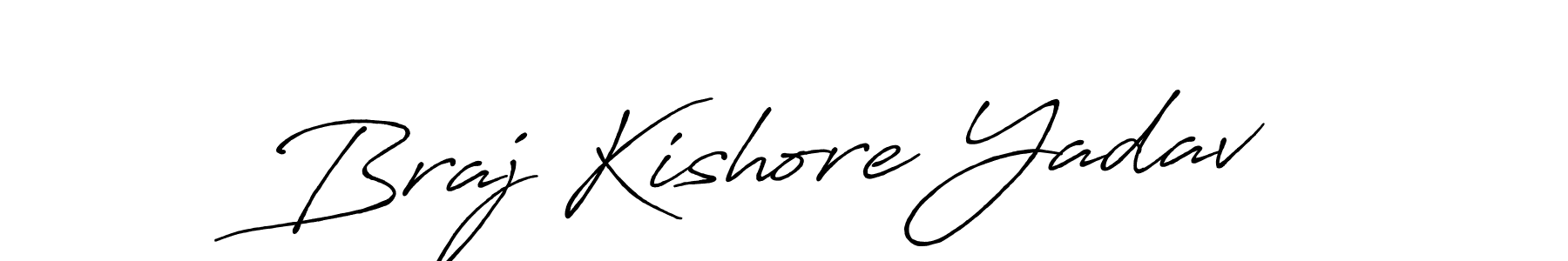 Make a short Braj Kishore Yadav signature style. Manage your documents anywhere anytime using Antro_Vectra_Bolder. Create and add eSignatures, submit forms, share and send files easily. Braj Kishore Yadav signature style 7 images and pictures png