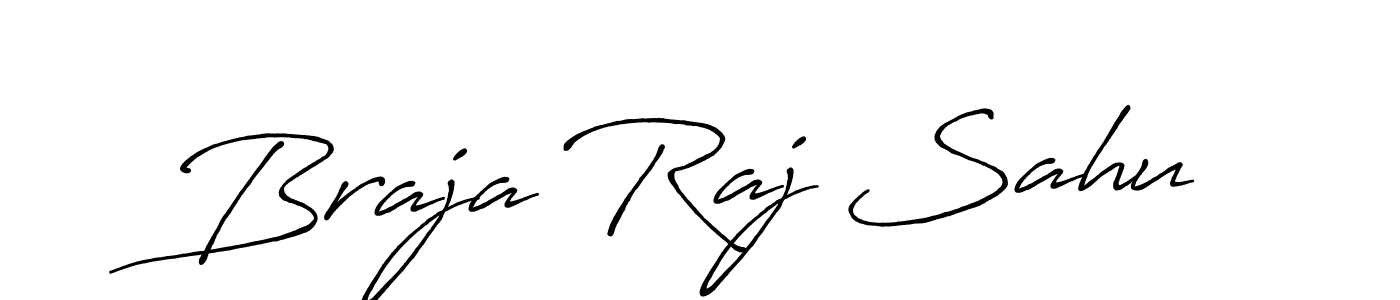 Use a signature maker to create a handwritten signature online. With this signature software, you can design (Antro_Vectra_Bolder) your own signature for name Braja Raj Sahu. Braja Raj Sahu signature style 7 images and pictures png