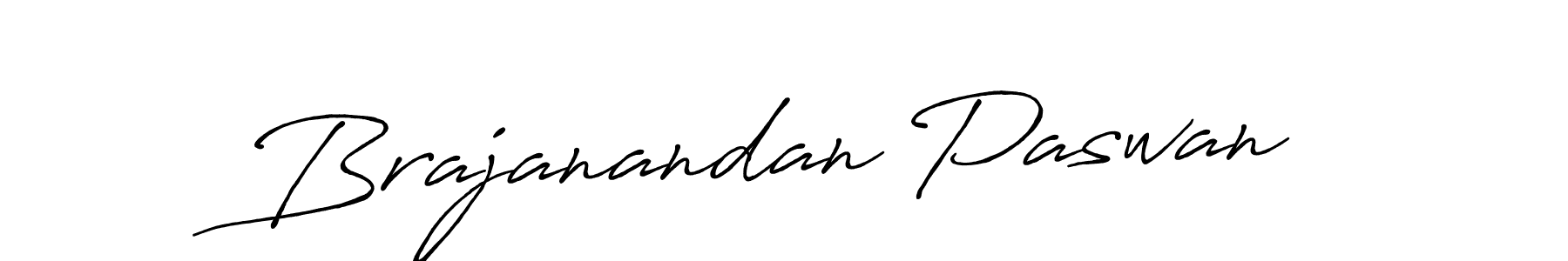 Make a beautiful signature design for name Brajanandan Paswan. With this signature (Antro_Vectra_Bolder) style, you can create a handwritten signature for free. Brajanandan Paswan signature style 7 images and pictures png