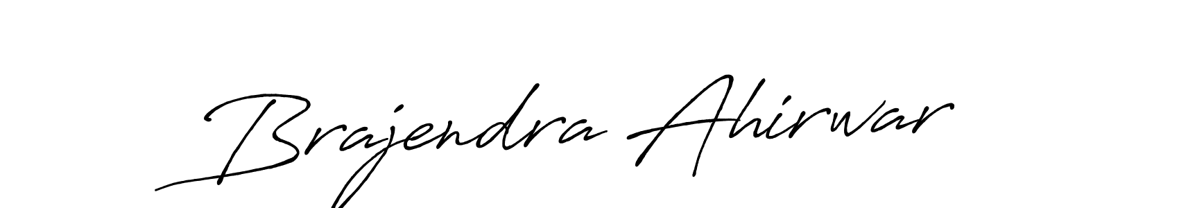 How to make Brajendra Ahirwar name signature. Use Antro_Vectra_Bolder style for creating short signs online. This is the latest handwritten sign. Brajendra Ahirwar signature style 7 images and pictures png