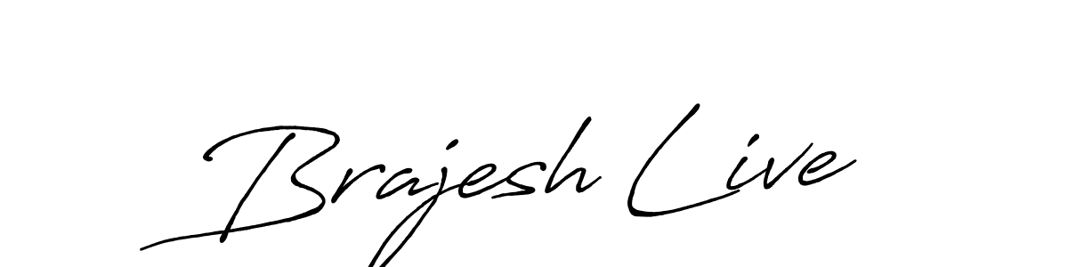 Also we have Brajesh Live name is the best signature style. Create professional handwritten signature collection using Antro_Vectra_Bolder autograph style. Brajesh Live signature style 7 images and pictures png