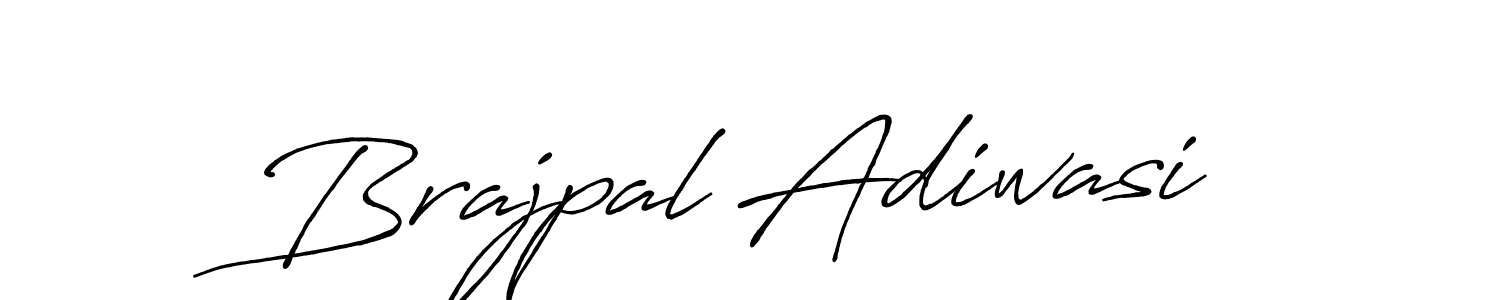 Create a beautiful signature design for name Brajpal Adiwasi. With this signature (Antro_Vectra_Bolder) fonts, you can make a handwritten signature for free. Brajpal Adiwasi signature style 7 images and pictures png