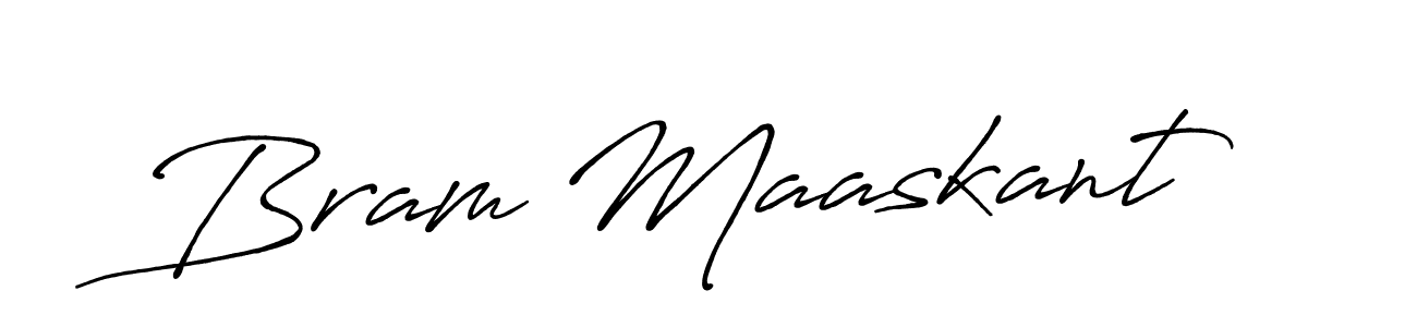 Design your own signature with our free online signature maker. With this signature software, you can create a handwritten (Antro_Vectra_Bolder) signature for name Bram Maaskant. Bram Maaskant signature style 7 images and pictures png