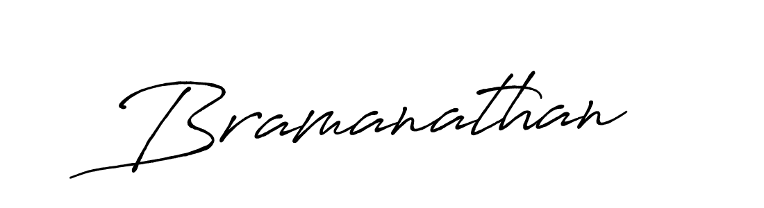 Design your own signature with our free online signature maker. With this signature software, you can create a handwritten (Antro_Vectra_Bolder) signature for name Bramanathan. Bramanathan signature style 7 images and pictures png